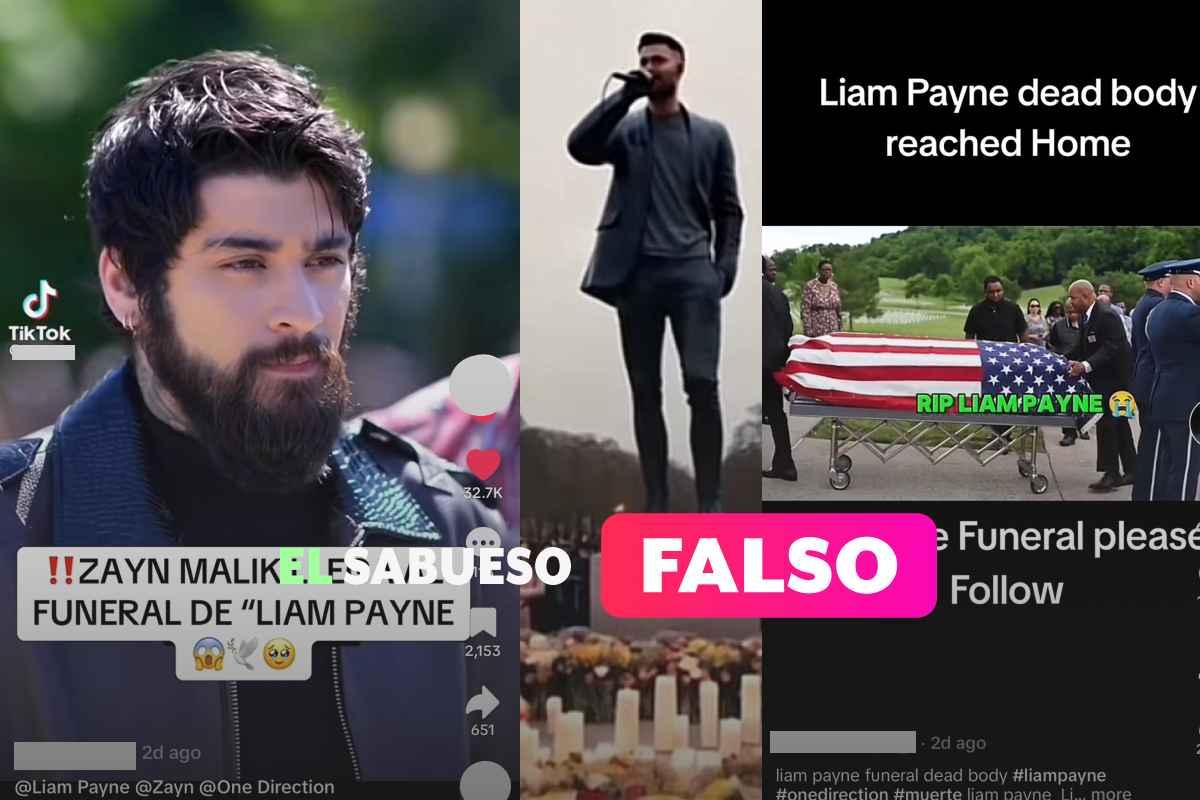 Liam Payne: Videos no muestran funeral del cantante, son de otros hechos o manipulados con IA