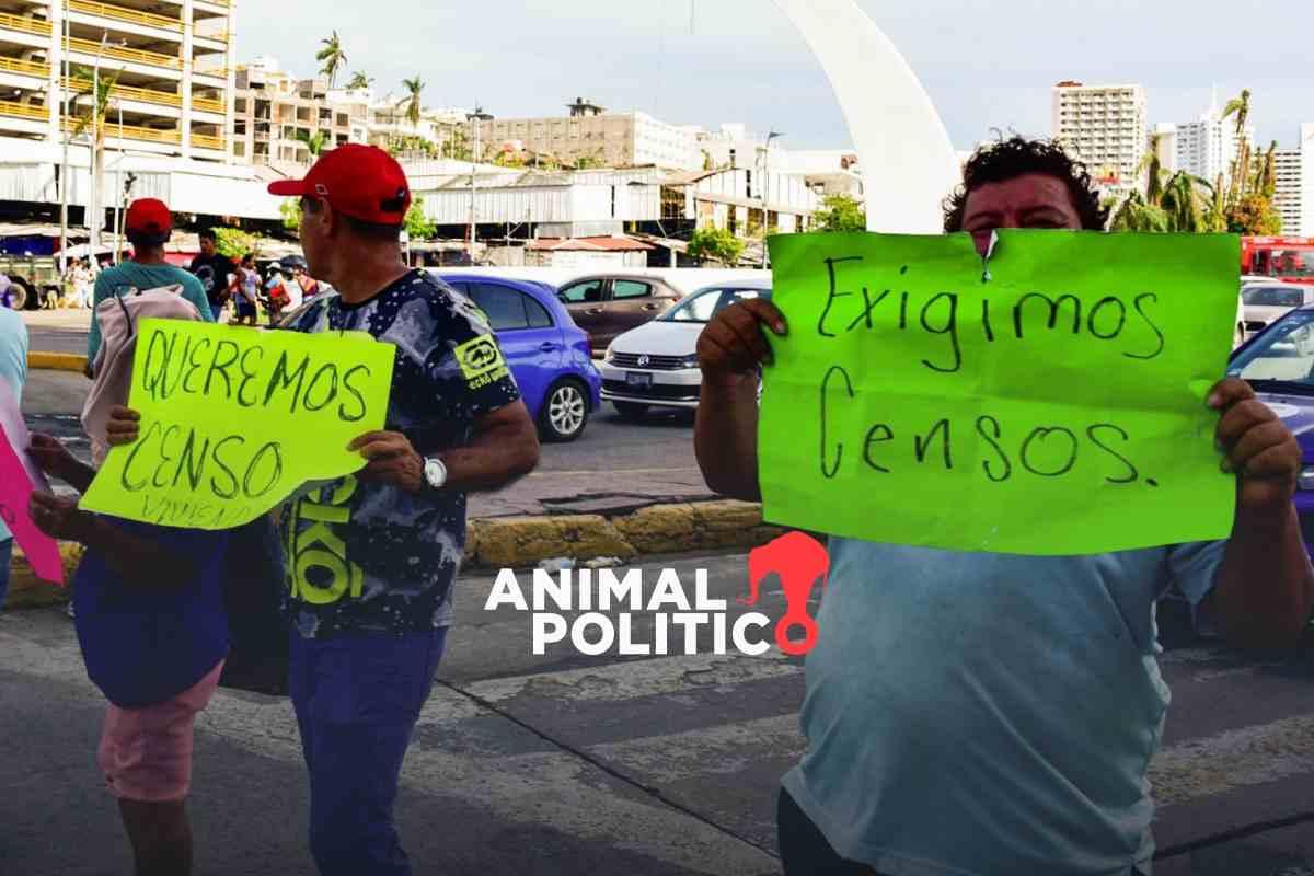 Acapulco: damnificados de Otis y John bloquean la Costera; exigen ser censados para recibir apoyos