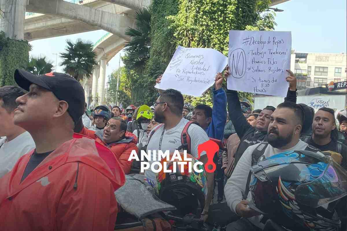 Desde madres solteras hasta estudiantes, repartidores de plataformas exigen seguridad social