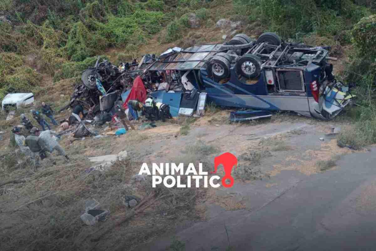 Choque de autobús de pasajeros en Zacatecas deja 19 personas muertas y 6 heridas