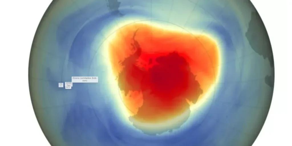 La NASA alerta que el agujero de la capa de ozono es tres veces más grande que EUA