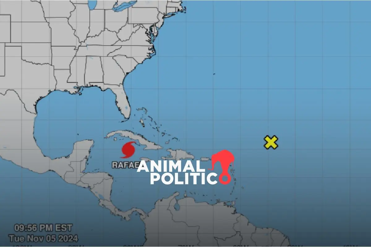 Rafael se intensifica a huracán categoría 1 en su paso por el Caribe; prevén que toque tierra en Cuba este miércoles