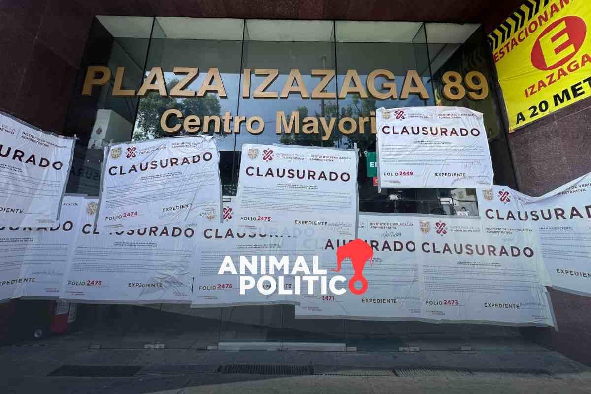 Cierran plaza Izazaga 89 “hasta nuevo aviso”  tras operativo y denuncia para extinción de dominio