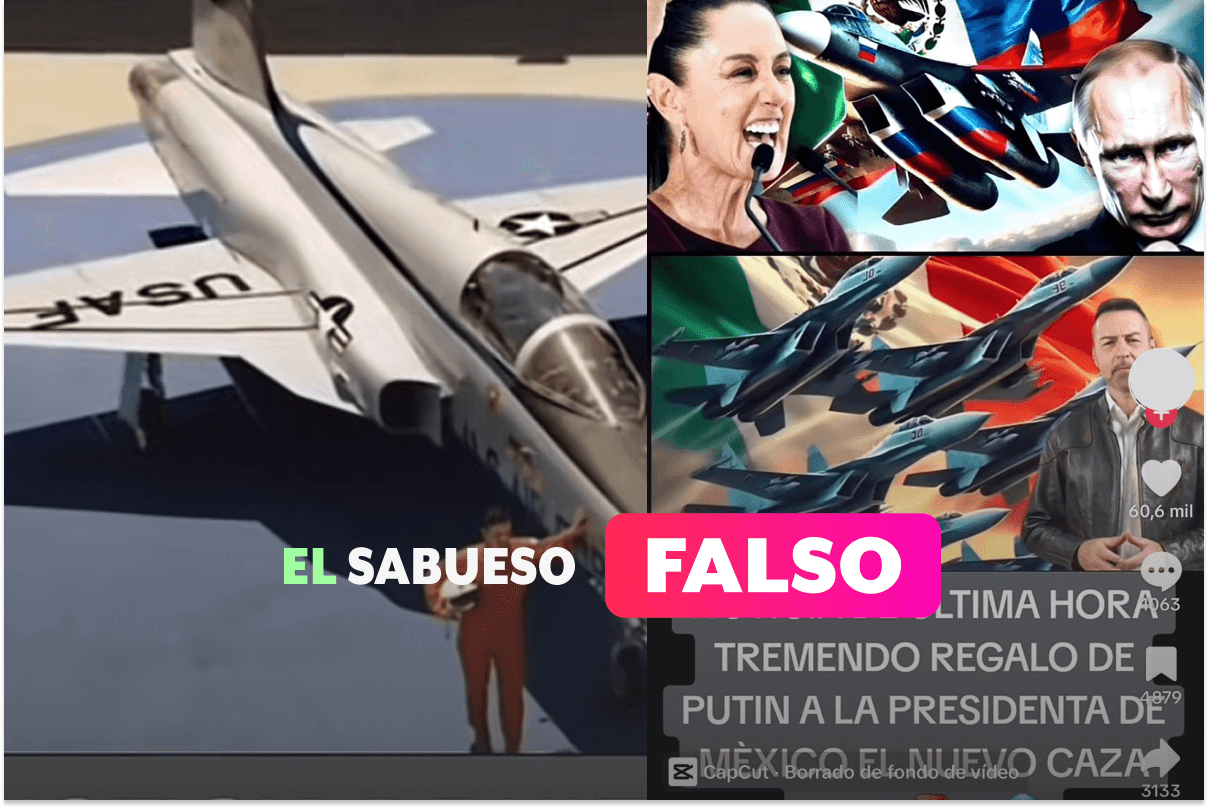 Falso, México no recibió como regalo aviones de combate rusos