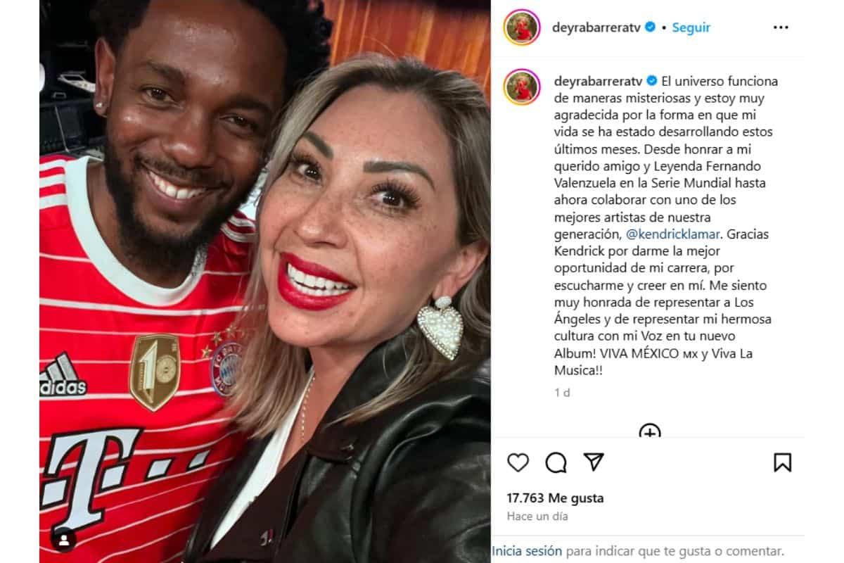 Imagen: Deyra Barrera, la mexicana que colaboró con Kendrick Lamar en ‘GNX’