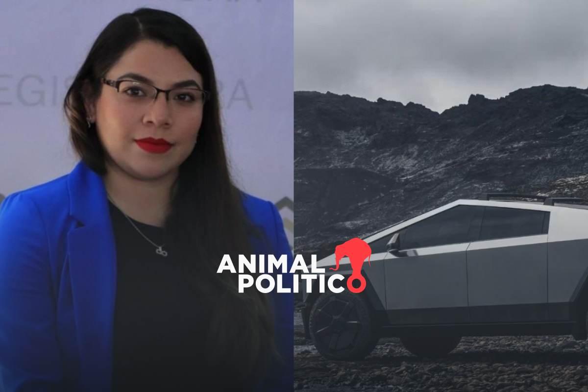 Diputada de Morena en Guerrero niega que Cybertruck sea suya tras exhibir paseo en Chilpancingo