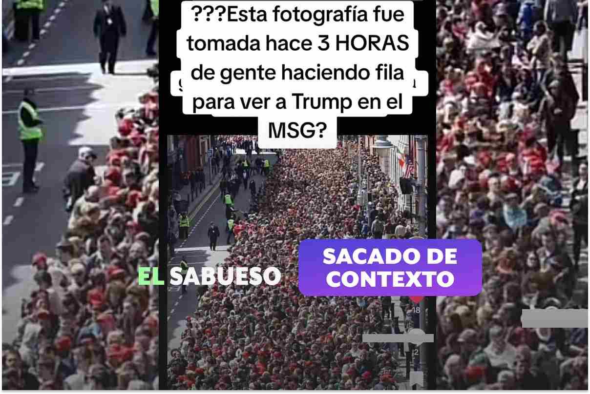 ¿Tres horas esperando a Donald Trump? No, la gente de esta foto se formó para ver a Barack Obama