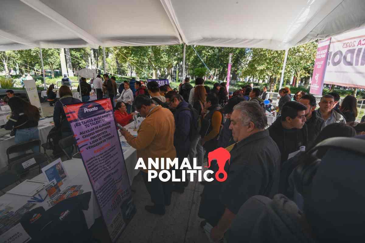 En septiembre 1.8 millones de personas en México estuvieron sin empleo, 38 mil más que en 2023, informa el Inegi