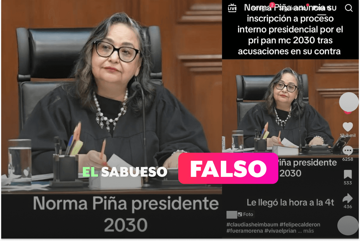 Norma Piña no anunció que buscará la Presidencia de México en 2030