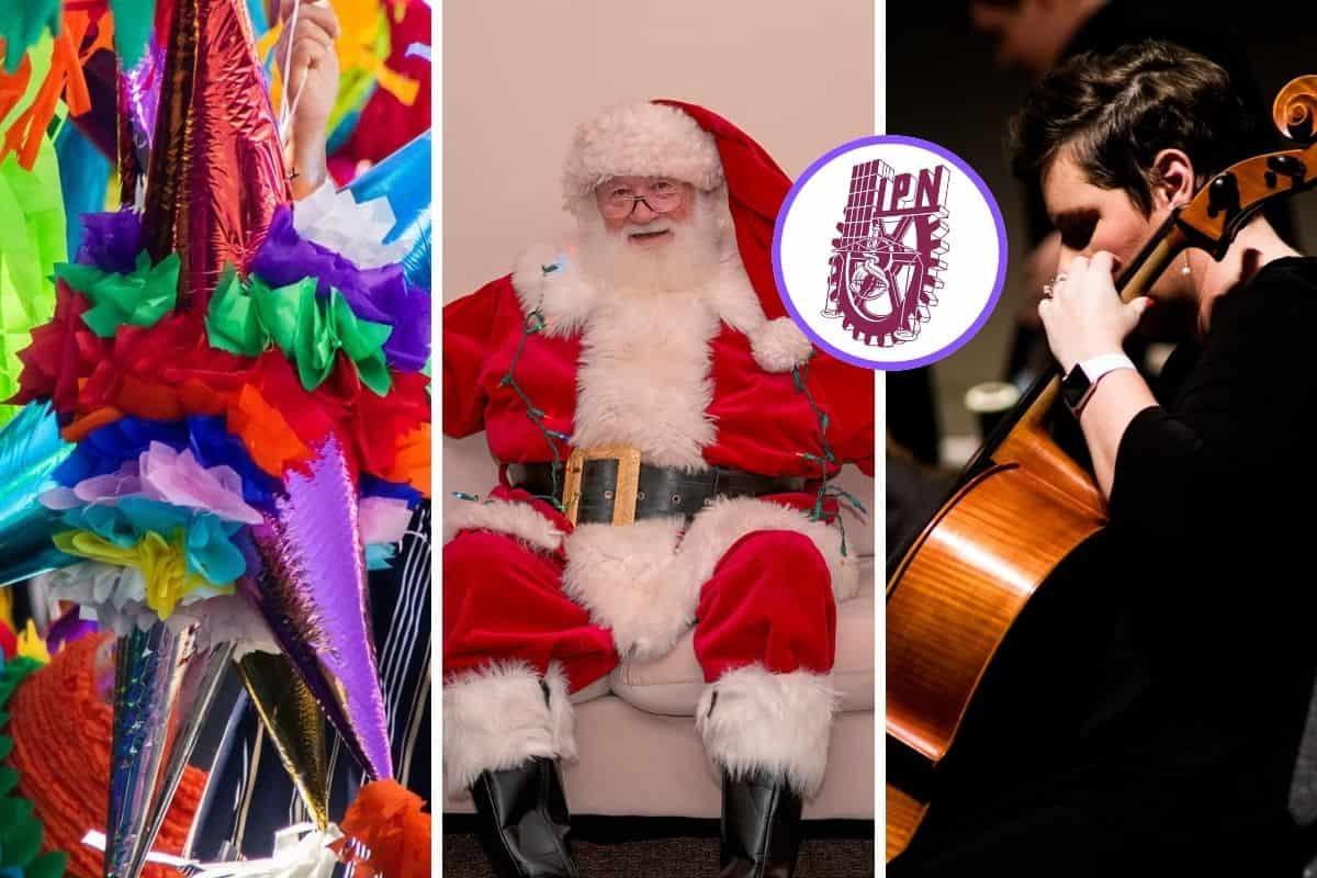 Conciertos, piñatas y foto con Santa en la Fiesta Navideña del IPN