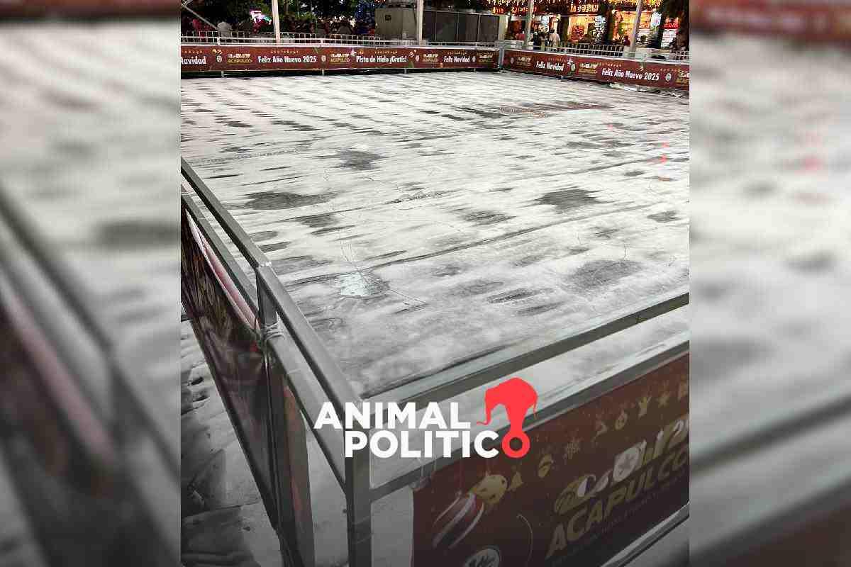 Pista de hielo navideña en Acapulco lleva tres días de retraso; autoridades dicen que hubo fallas eléctricas