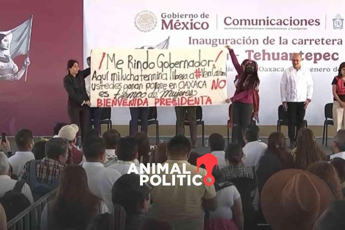 “En Oaxaca no es tiempo de mujeres”, reclama la saxofonista María Elena Ríos en evento de Sheinbaum