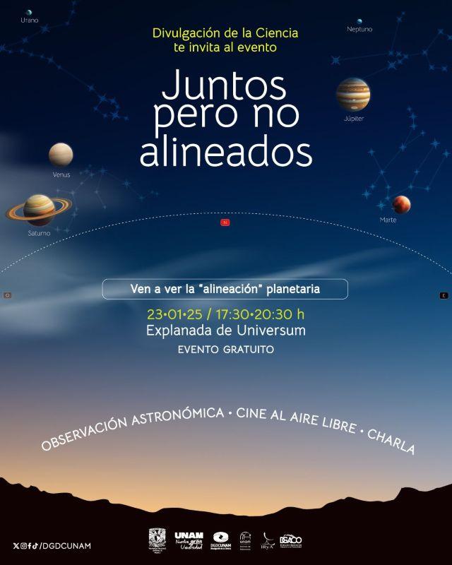 Imagen: Observa la ‘alineación’ planetaria de enero con este plan en Universum