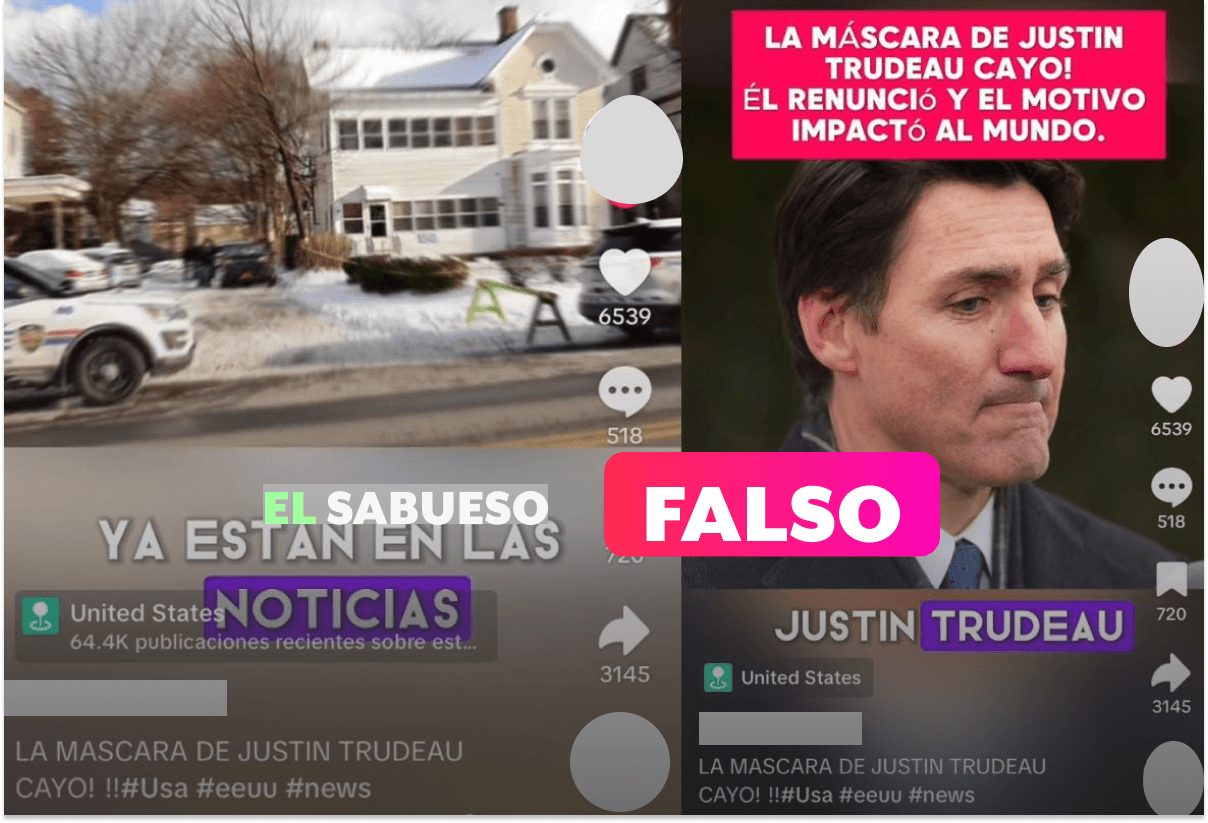 Trudeau no renunció porque le encontraron una casa ‘llena de dólares’, no hay evidencia de ese hecho