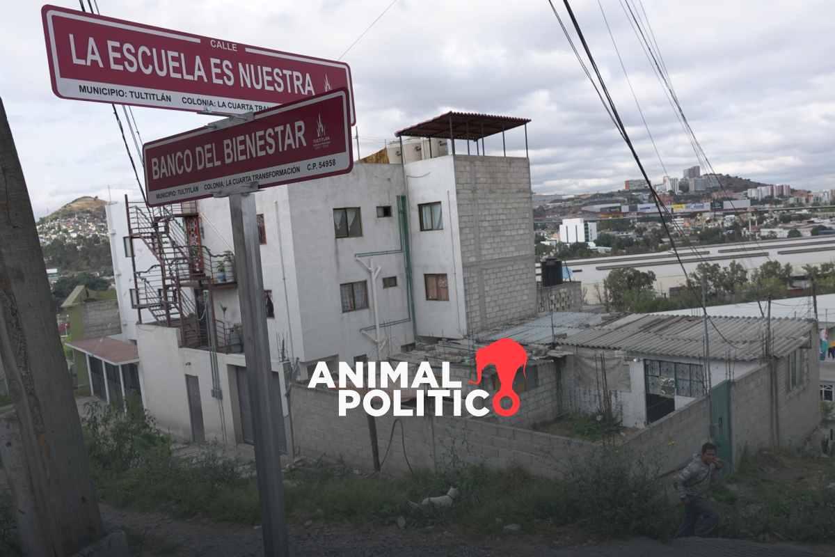 Vecinos de Tultitlán retiran nombres de calles de la colonia rebautizada como ‘Cuarta Transformación’