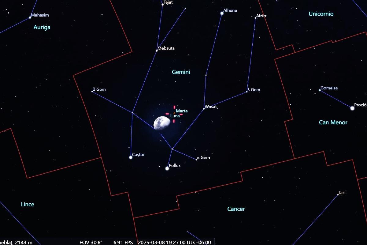 Calendario astronómico de Marzo: eclipse total de Luna, lluvia de meteoros y más