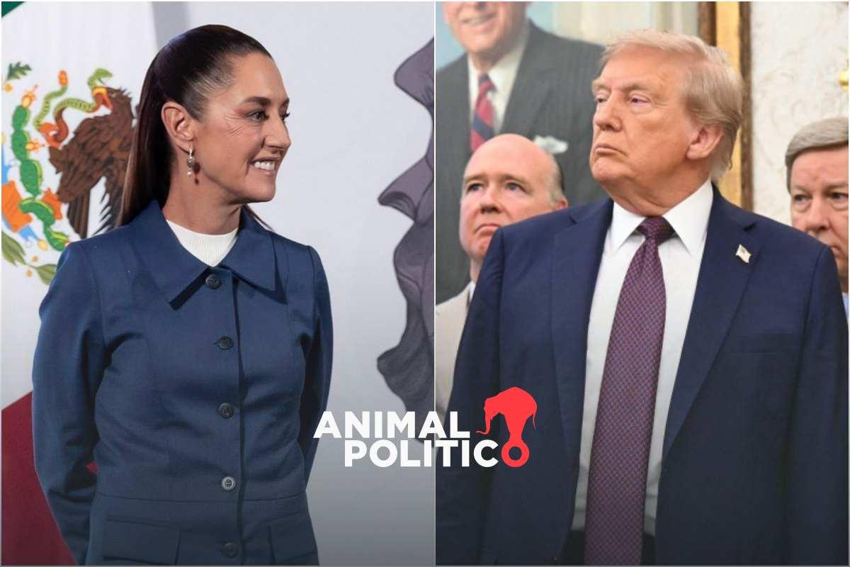 Trump ofreció a Sheinbaum enviar militares para combatir a cárteles, pero “ella tiene miedo”, dijo