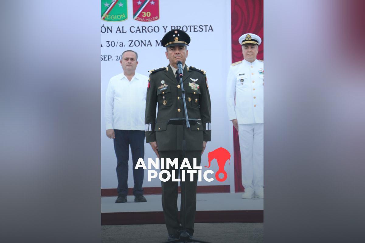 Toma protesta nuevo comandante de la 30 Zona Militar en Tabasco
