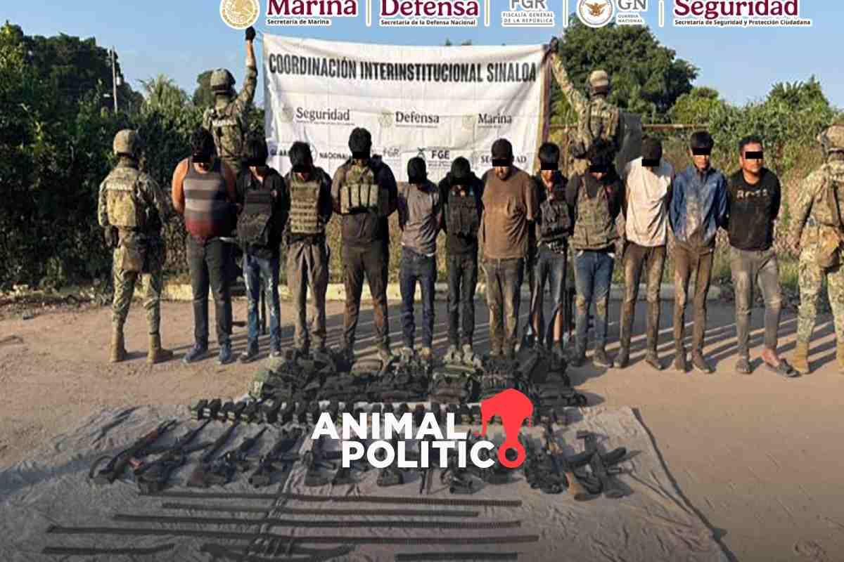 Detienen a 13 personas durante operativo en Navolato, Sinaloa, estarían ligados a "La Mayiza"