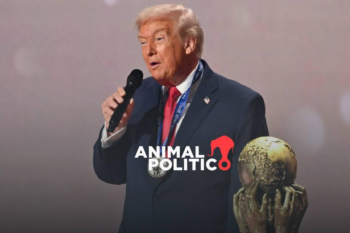Trump recibe primer Premio de la Paz de la FIFA; agradece a México y Canadá cooperación para Mundial 2026