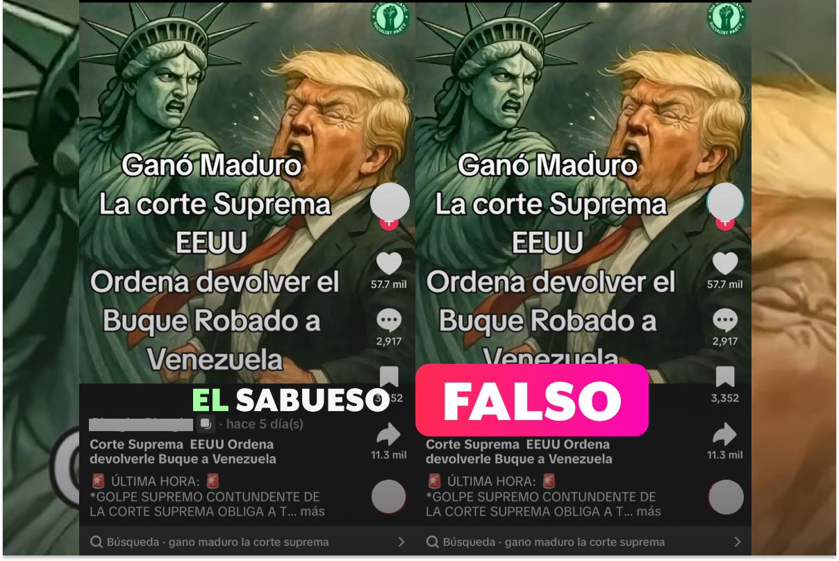 La Corte de Estados Unidos no ordenó a Donald Trump devolver el barco petrolero “robado” a Venezuela