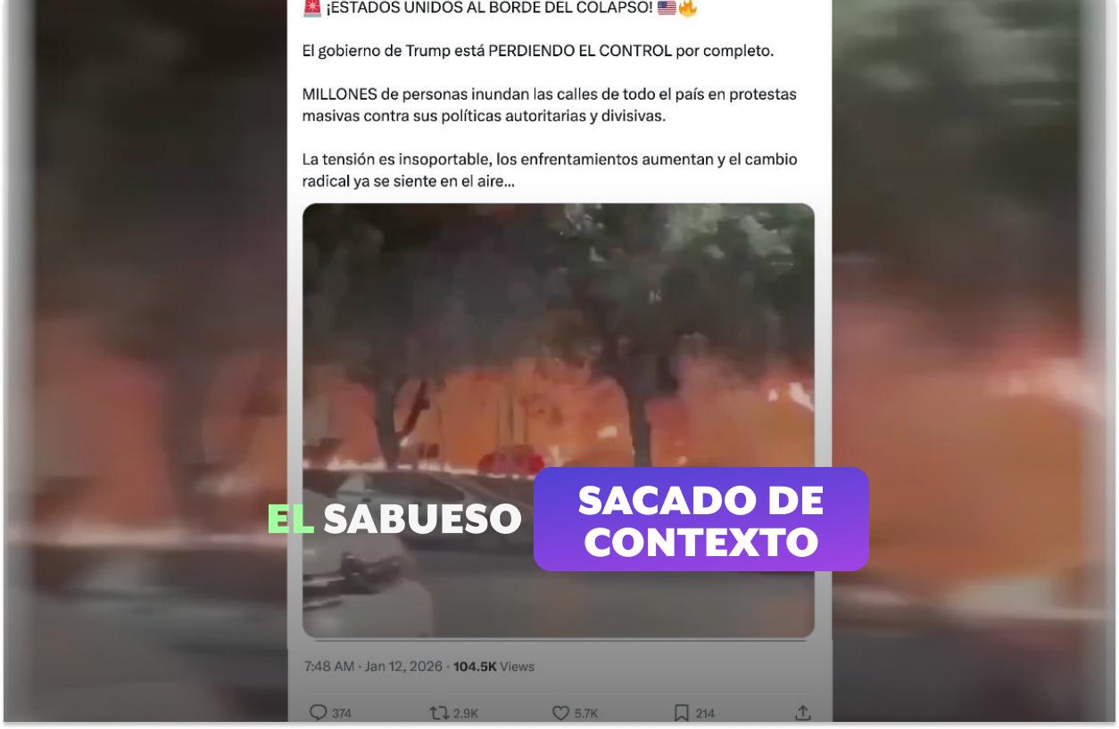 El video sobre supuestas protestas en Estados Unidos en realidad corresponde a disturbios en Grecia