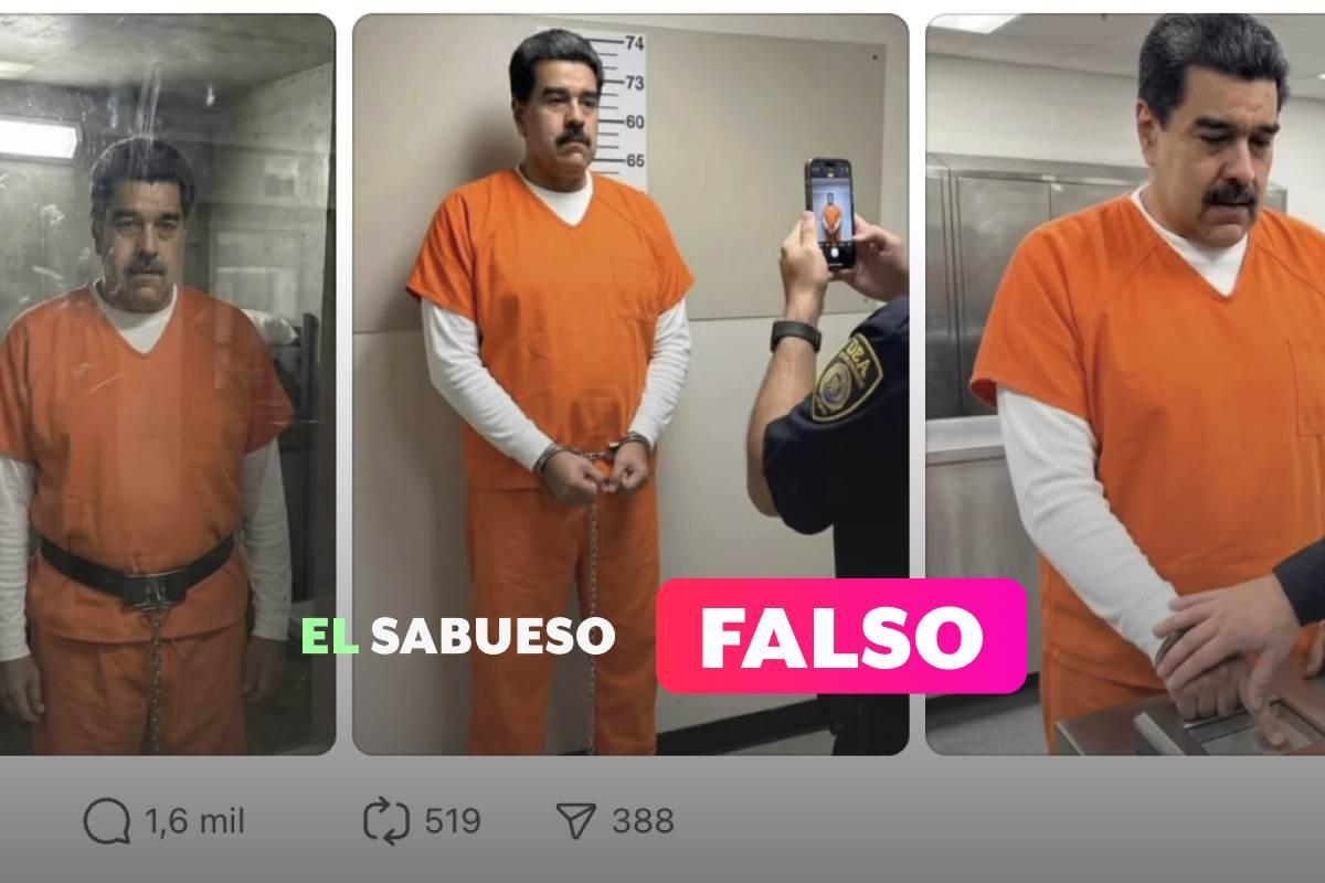 Las imágenes de Nicolás Maduro con uniforme naranja fueron creadas con IA