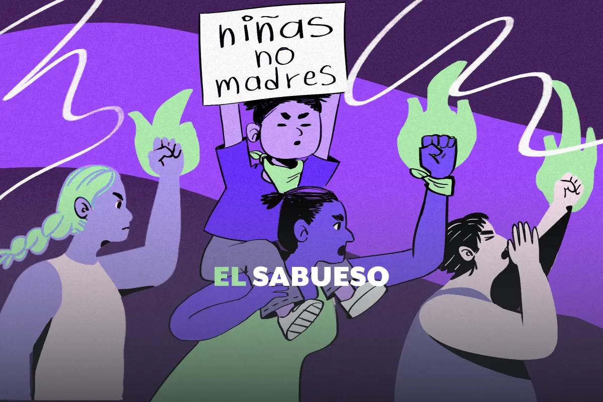 ¡Niñas jugando, no maternando! En México, 21 menores se convierten en madres cada día