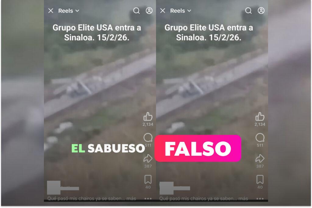 El grupo Elite USA no ingresó a Sinaloa; el video difundido en redes es de un despliegue de la Marina mexicana en el Triángulo Dorado en 2025