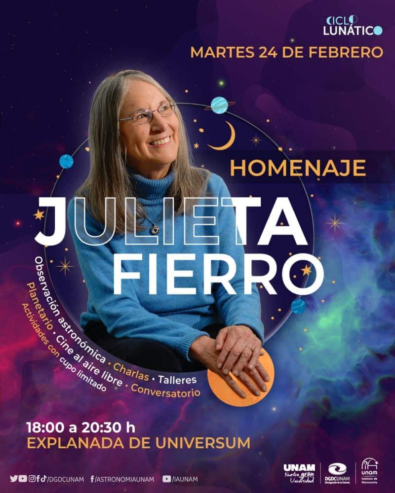 Imagen: No te pierdas el homenaje a Julieta Fierro en la UNAM con una noche de estrellas