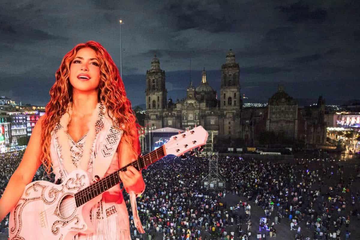 Shakira gratis en el Zócalo de la CDMX (habrá pantallas en la Alameda y el Monumento)
