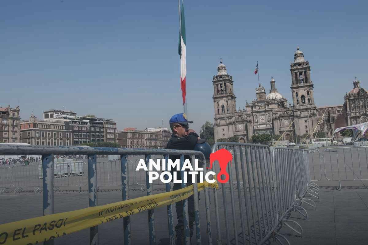 “¡No hay paso!”: CDMX peatonaliza el Zócalo pero lo cerca y prohíbe el libre tránsito de visitantes
