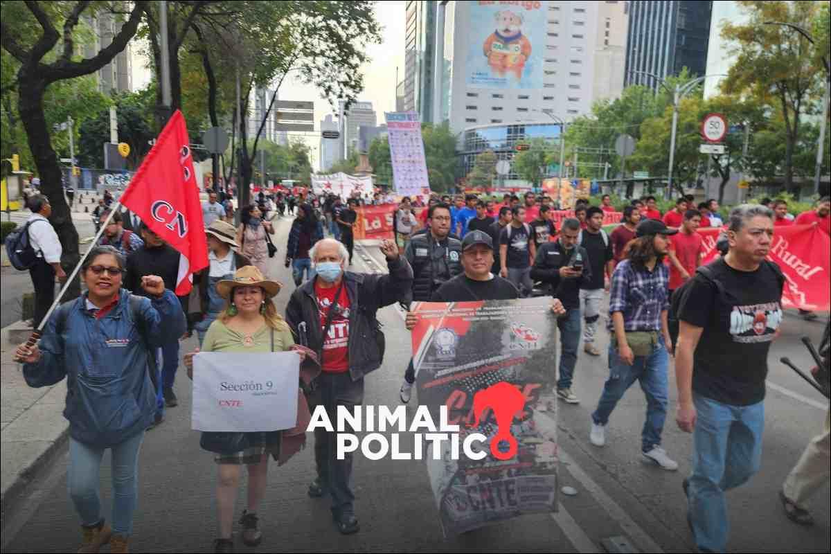 CNTE convoca paro nacional de 72 horas en demanda de revisión de leyes educativas y de pensiones
