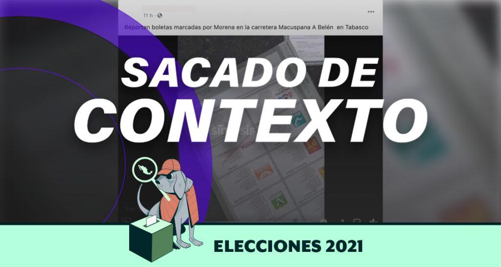 Este video con boletas marcadas a favor de Morena no es actual, sino de 2018