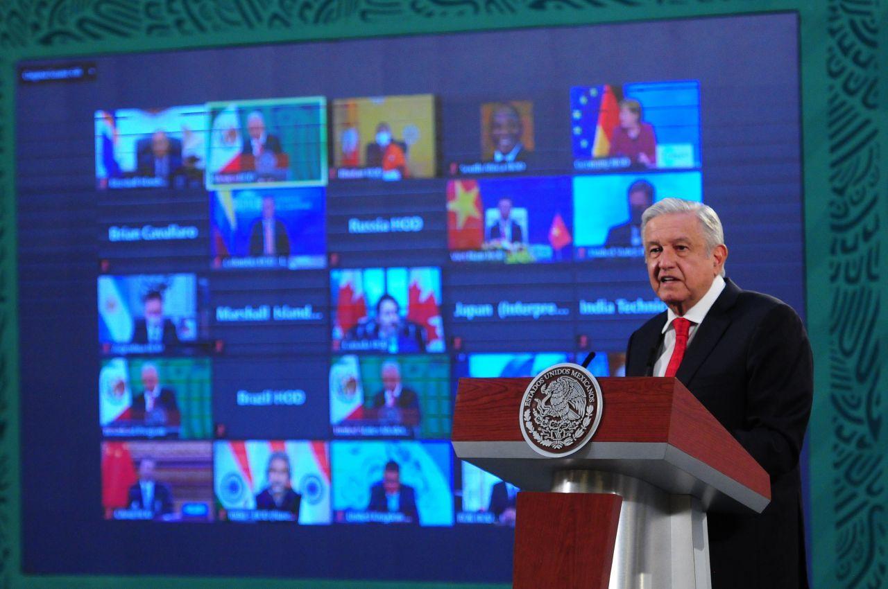 AMLO sigue con su conferencia e ignora cumbre climática; pide a Biden invertir en Sembrando Vida