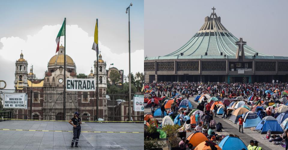 Galería: la Basílica de Guadalupe, vacía por primera vez un 12 de diciembre
