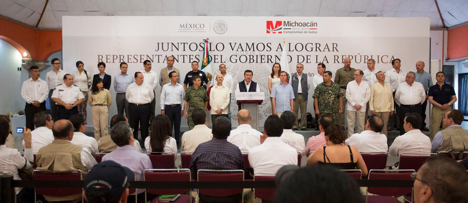 Ellos son los representantes del gobierno federal en Michoacán