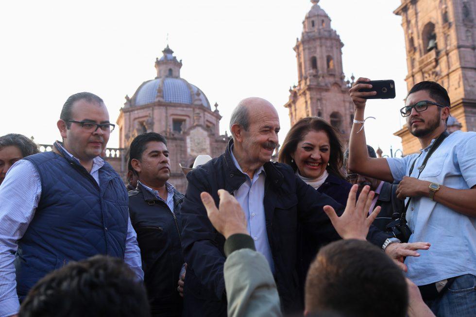 Fausto Vallejo buscará gobernar por quinta ocasión en Morelia, ahora con el PES y el PT