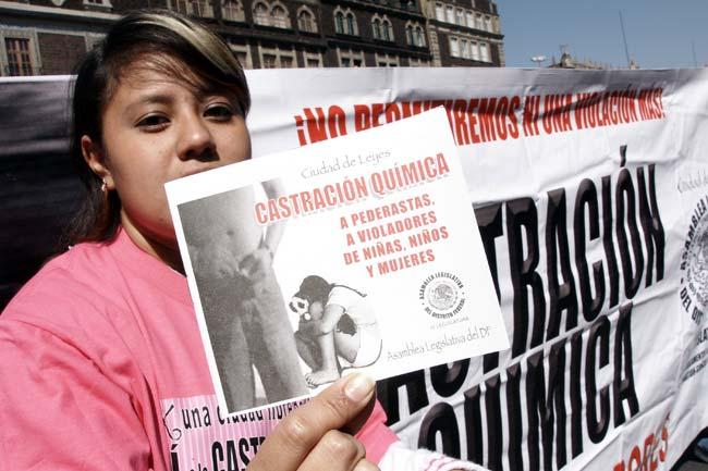 Diputadas del PRI en Edomex proponen castración química a violadores