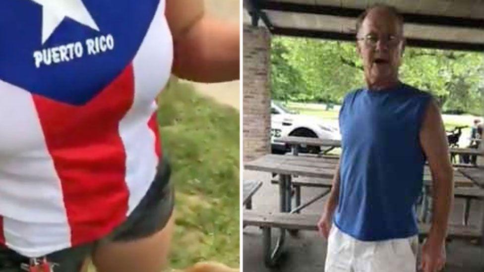 Una mujer latina es agredida en un parque de Estados Unidos por usar una camisa con la bandera de Puerto Rico