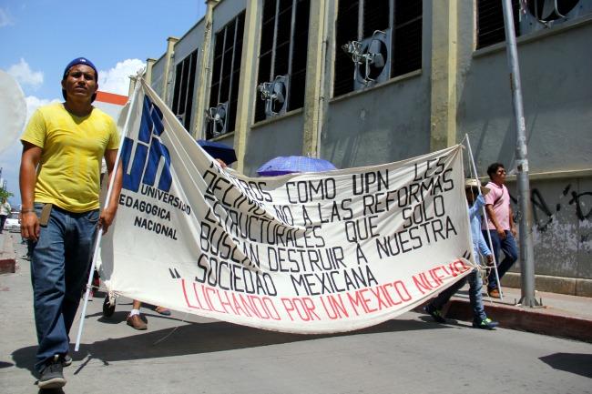 Plan de acción de la CNTE en el DF: al menos dos marchas para presionar a la SEP