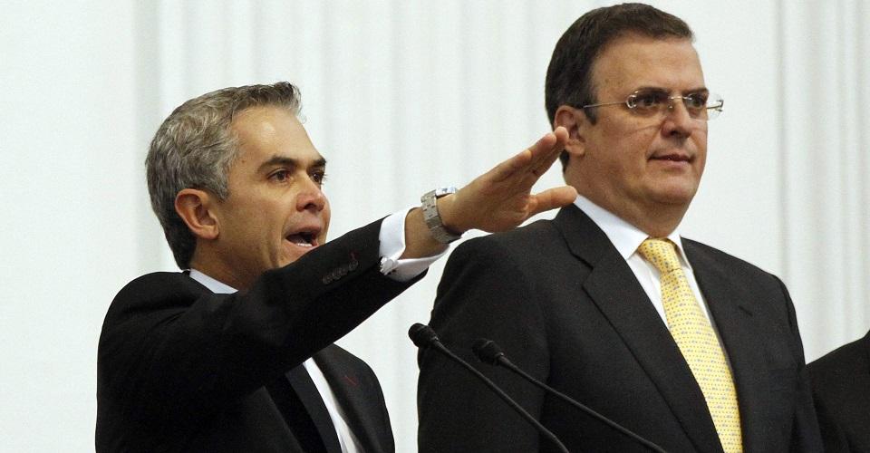 ‘Lo que se hizo en el Metro está en archivos oficiales’: dice Mancera a Ebrard por críticas en Línea 12
