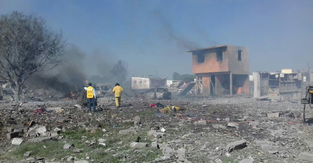 Explosión en polvorín deja 24 muertos y 49 heridos en Tultepec, Edomex