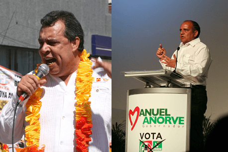 Aguirre y Añorve depositan su voto