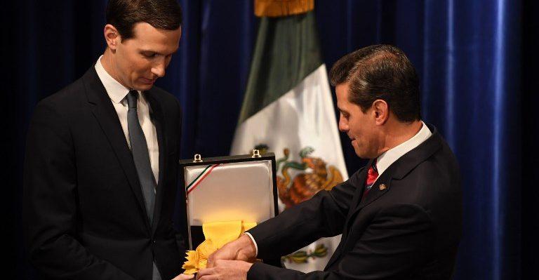 Kushner agradece la condecoración de Peña y dice que quiere tener una buena relación con AMLO