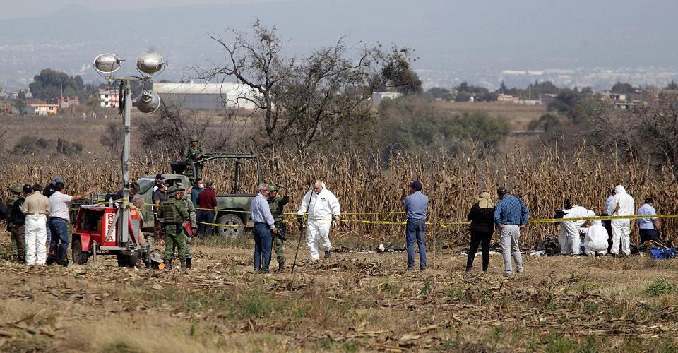 Autoridades descartan fallas en helicóptero de Martha Erika, pero ignoran aún causa del accidente