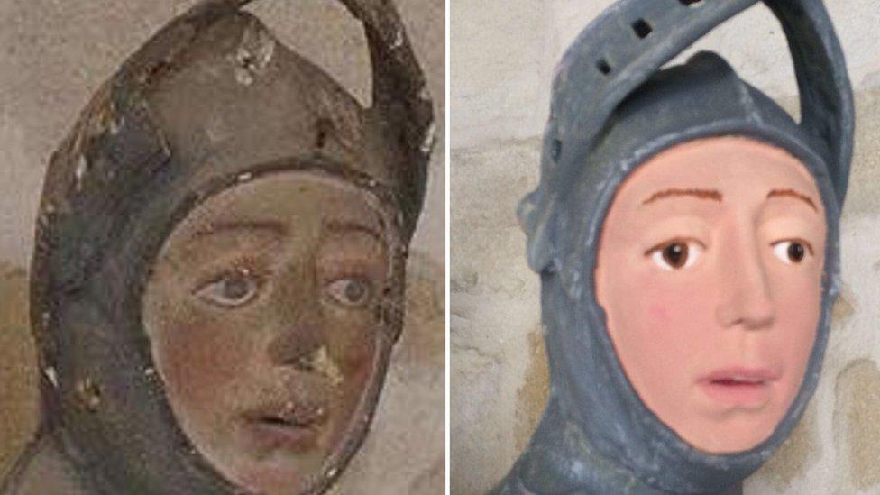 ¿Otro Ecce Homo?: la escultura del San Jorge de Estella pasa por una terrorífica restauración