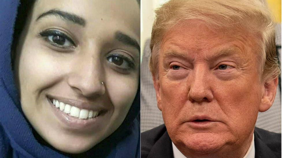 Hoda Muthana, la mujer que se unió a Estado Islámico y a la que Trump no quiere dejar regresar a Estados Unidos