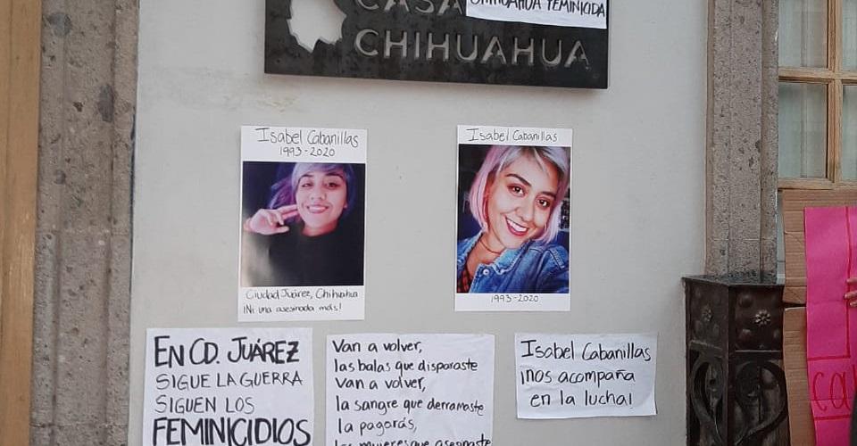 “Tu lucha sigue, Isabel”: colectivas feministas protestan por el feminicidio de activista
