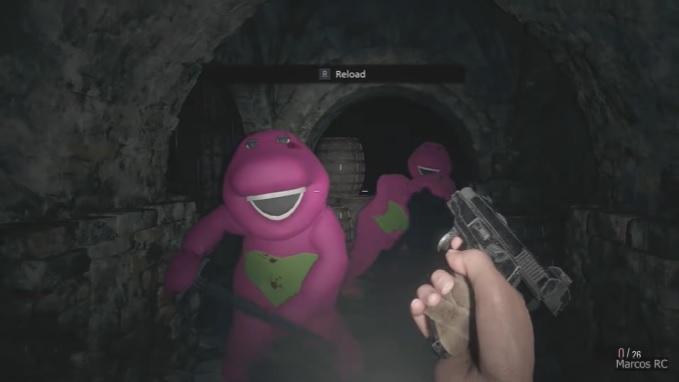 ¿Zombis? ¡No! *Ahora ‘el malo’ de Resident Evil: Village es Barney*, el dinosaurio